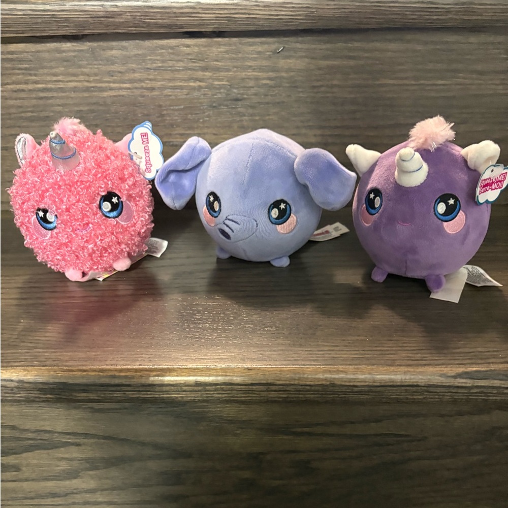 Squeezamals kids squishy toys all new with tags retail $36ea